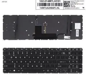 US Keyboard for TOSHIBA L50/L50D/L50DT/L55(D)/S55/S55T/S55D-B GLOSSY NoFRAME US Keyboard for TOSHIBA L50/L50D/L50DT/L55(D)/S55/S55T/S55D-B GLOSSY NoFRAME