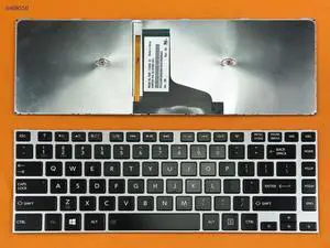 US Keyboard for TOSHIBA M40T SILVER FRAME BLACK For Backlit US Keyboard for TOSHIBA M40T SILVER FRAME BLACK For Backlit