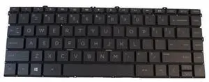 Black Non-Backlit Keyboard for HP Spectre 13-AW Laptops Black Non-Backlit Keyboard for HP Spectre 13-AW Laptops