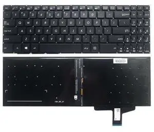 Keyboard for ASUS M580 N580/V/VD/G FX570 F570U NX580V NX580VD Black US Backlit Keyboard for ASUS M580 N580/V/VD/G FX570 F570U NX580V NX580VD Black US Backlit