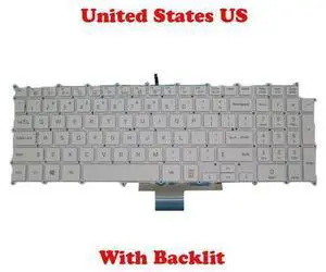 White color Backlit Keyboard For 17Z90N SG-90980-XUA SN3890BL AEW74109802 English White color Backlit Keyboard For 17Z90N SG-90980-XUA SN3890BL AEW74109802 English