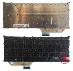 replacement keyboard for Samsung NP940X3L 940X3L US English Backlit No Frame replacement keyboard for Samsung NP940X3L 940X3L US English Backlit No Frame