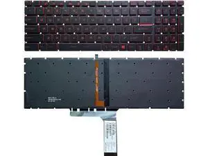 US Keyboard for MSI GL62M 7RC 7RD 7RDX 7RE 7REX GL62MVR 7RFX Red Backlight US Keyboard for MSI GL62M 7RC 7RD 7RDX 7RE 7REX GL62MVR 7RFX Red Backlight