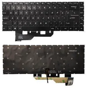 US QWERTY Keyboard MSI Prestige 15 A10SC-219 A10SC-220 Backlit V190622 US QWERTY Keyboard MSI Prestige 15 A10SC-219 A10SC-220 Backlit V190622