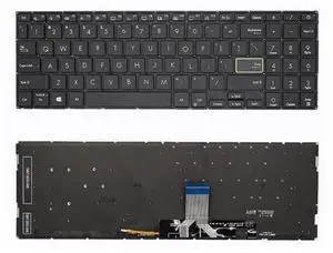 Laptop US Keyboard For ASUS S533F S533FA S533FL S533JQ With Backlit Black Laptop US Keyboard For ASUS S533F S533FA S533FL S533JQ With Backlit Black