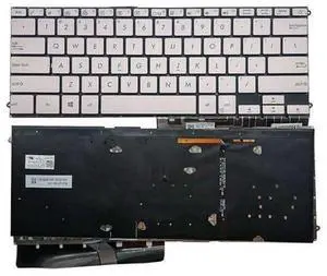 Laptop US Keyboard For ASUS UX490 UX3490UA UX490UA UX490UAK UX490UAR Silver Laptop US Keyboard For ASUS UX490 UX3490UA UX490UA UX490UAK UX490UAR Silver
