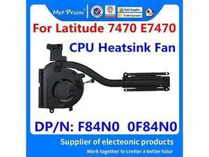 MAD DRAGON Brand CPU Heatsink Fan Assembly for Dell Latitude 7470 E7470 CPU Heatsink and Fan F84n0 0F84N0 AT1DL003ZCL MAD DRAGON Brand CPU Heatsink Fan Assembly for Dell Latitude 7470 E7470 CPU Heatsink and Fan F84n0 0F84N0 AT1DL003ZCL
