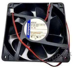 For Ebmpapst 4214 H DC 24V 200mA 4.8W ST2 12cm 120*120*38MM Dual Ball Bearing Cooling Fan For Ebmpapst 4214 H DC 24V 200mA 4.8W ST2 12cm 120*120*38MM Dual Ball Bearing Cooling Fan