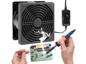 120V Solder Smoker Absorber Remover Fume Extractor Smoke Prevention DIY Working Cooling Fan Soldering with spare Carbon filter SXDOOL SXD12038B1LM 120V Solder Smoker Absorber Remover Fume Extractor Smoke Prevention DIY Working Cooling Fan Soldering with spare Carbon filter SXDOOL SXD12038B1LM
