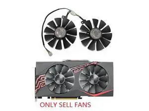 88mm T129215SU 0.50A For ASUS GTX1060 1070 Ti RX 470 570 580 Dual OC cooling fan a pair 88mm T129215SU 0.50A For ASUS GTX1060 1070 Ti RX 470 570 580 Dual OC cooling fan a pair