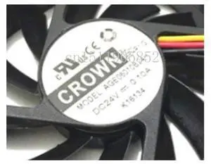 AGE06010B24H DC 24V 0.1A 60x60x10mm 3-Wire Server Cooling Fan AGE06010B24H DC 24V 0.1A 60x60x10mm 3-Wire Server Cooling Fan