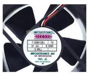 For MECHATRONICS F1238X12B1 FS DC 12V 0.950A 2-wire 120x120x38mm Server Square Fan For MECHATRONICS F1238X12B1 FS DC 12V 0.950A 2-wire 120x120x38mm Server Square Fan