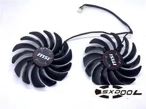 For MSI GeForce RTX 2070 GAMING Z 8G graphics card fan PLD10010B12HH 2-in-1 fan For MSI GeForce RTX 2070 GAMING Z 8G graphics card fan PLD10010B12HH 2-in-1 fan