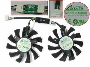 APISTEK GA81S2U Server Frameless Fan DC 12V 0.38A Dia. 75mm C.T.C 84x15mm 4-wire APISTEK GA81S2U Server Frameless Fan DC 12V 0.38A Dia. 75mm C.T.C 84x15mm 4-wire