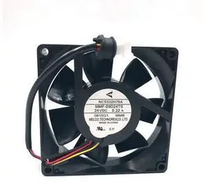New original Melco MMF-09D24TS MMB NC5332H76A 24V 0.22A 3-Pin 9CM 90*25mm Dedicated fan for drive Inverter Fan for YASKAWA PLC ABB New original Melco MMF-09D24TS MMB NC5332H76A 24V 0.22A 3-Pin 9CM 90*25mm Dedicated fan for drive Inverter Fan for YASKAWA PLC ABB