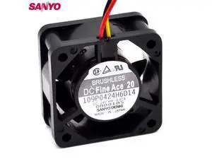 DC 24V 0.07A 109P0424H6D14 3 wire 40*40*20MM cooling fan DC 24V 0.07A 109P0424H6D14 3 wire 40*40*20MM cooling fan