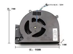 Delta NS85C00-17G175V 0.5A four-wire PWM notebook with built-in turbine cooling fan Delta NS85C00-17G175V 0.5A four-wire PWM notebook with built-in turbine cooling fan