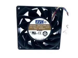 Original AVC DB12738B12U 12738 127*127*38mm DC 12V 1.75A high air volume server miner cooling fan Original AVC DB12738B12U 12738 127*127*38mm DC 12V 1.75A high air volume server miner cooling fan