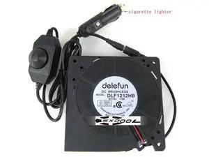 DLF1212HB For Car cold air cushion blower 12V 12032 double ball turbo blower 12cm 120mm cooling fan DLF1212HB For Car cold air cushion blower 12V 12032 double ball turbo blower 12cm 120mm cooling fan