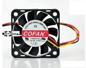 COFAN F-4007H12C 12V 0.16A 4CM 40*40*7MM cooling fan COFAN F-4007H12C 12V 0.16A 4CM 40*40*7MM cooling fan