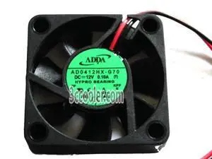 ADDA 40x10mm AD0412HX-G70 12V 0.1A 2 Wires 2 Pins 4CM fan cpu cooler ADDA 40x10mm AD0412HX-G70 12V 0.1A 2 Wires 2 Pins 4CM fan cpu cooler