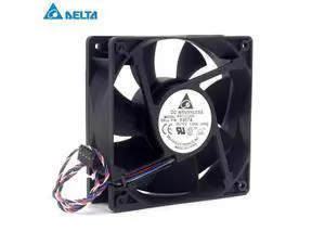 Delta AFC1212DE 12038 12cm 120mm DC 12V 1.6A pwm ball fan thermostat inverter server cooling fan Delta AFC1212DE 12038 12cm 120mm DC 12V 1.6A pwm ball fan thermostat inverter server cooling fan