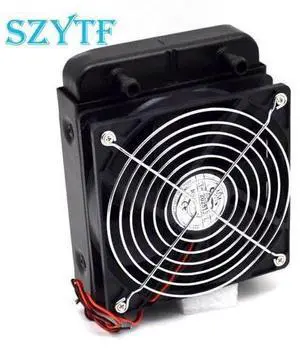 1pcs Low Noise 120 x 120mm Water Cooling CPU Cooler Row Heat Exchanger Radiator with Fan 1pcs Low Noise 120 x 120mm Water Cooling CPU Cooler Row Heat Exchanger Radiator with Fan
