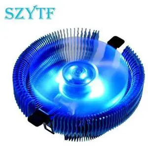 Overclocking three bluebird 4 smart version cpu radiator 4 pin silence led light desktop computer cpu fan Overclocking three bluebird 4 smart version cpu radiator 4 pin silence led light desktop computer cpu fan