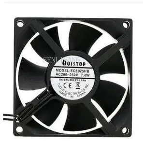 Ac 220V large air volume EC8025HB 8025 7W double ball 8CM exhaust fan Ac 220V large air volume EC8025HB 8025 7W double ball 8CM exhaust fan
