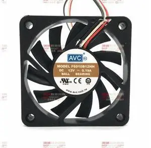 AVC F6010B12HH Server Cooling Fan DC 12V 0.19A 60x60x10mm 3-wire AVC F6010B12HH Server Cooling Fan DC 12V 0.19A 60x60x10mm 3-wire