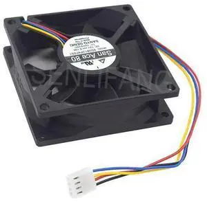 For 8025 8CM 4 wire PWM ultra-quiet chassis fan 9S0812P4F051 12V 0.13A For 8025 8CM 4 wire PWM ultra-quiet chassis fan 9S0812P4F051 12V 0.13A