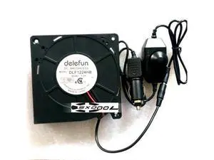 DLF1224HB For Car cold air cushion blower 24V 12032 double ball turbo blower 12cm 120mm cooling fan DLF1224HB For Car cold air cushion blower 24V 12032 double ball turbo blower 12cm 120mm cooling fan