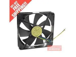 new YATE LOON D14BH-12 14025 14CM Double ball bearing 12V 0.70A 4 wire PWM cooling fan new YATE LOON D14BH-12 14025 14CM Double ball bearing 12V 0.70A 4 wire PWM cooling fan