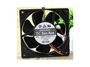 for Original 0.25A 109P1224H1011 120*120*38 24V three wire inverter cooling fan large wind heat dissipation wind for Original 0.25A 109P1224H1011 120*120*38 24V three wire inverter cooling fan large wind heat dissipation wind