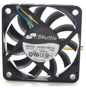 shuttle 6010 6cm DA06010B12L 12v 0.17a 4 wire PWM \/ Slim \/ cooling fan shuttle 6010 6cm DA06010B12L 12v 0.17a 4 wire PWM \/ Slim \/ cooling fan