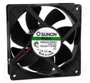 Original Sunon KDE2412PMV1 DC 24V 9.9W 12cm 120*120*38MM 2-Wire cooling Fan Original Sunon KDE2412PMV1 DC 24V 9.9W 12cm 120*120*38MM 2-Wire cooling Fan