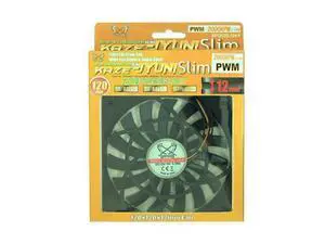 Scythe Slip Stream 120 mm Slim Case Fan SY1212SL12H-P PWM 12CM 2000 PWM Scythe Slip Stream 120 mm Slim Case Fan SY1212SL12H-P PWM 12CM 2000 PWM