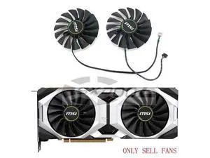 A pair cooler For MSI RTX2080 2080S 2080Ti VENTUS fan PLA09215B12H Graphics card cooling fan original A pair cooler For MSI RTX2080 2080S 2080Ti VENTUS fan PLA09215B12H Graphics card cooling fan original