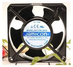 KA1238L2B1E AC 220V-240V 0.1A 50\/60HZ 12038 12CM 120*120*38mm 2 Wires Cabinet Cooling Fan KA1238L2B1E AC 220V-240V 0.1A 50\/60HZ 12038 12CM 120*120*38mm 2 Wires Cabinet Cooling Fan