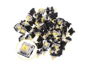 70PCS Pack 3Pin Gateron Linear Yellow Switch Keyboard Switch for Mechanical Gaming Keyboard - OEM 70PCS Pack 3Pin Gateron Linear Yellow Switch Keyboard Switch for Mechanical Gaming Keyboard - OEM