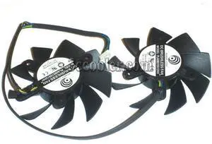 Twins Frameless Cooling Fan of Power Logic PLA08015S12HH 12V 0.35A 4-Wires For Video Card Twins Frameless Cooling Fan of Power Logic PLA08015S12HH 12V 0.35A 4-Wires For Video Card