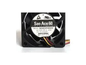 9G0624P4H003 DC 24V 0.25A 60x60x25mm 4-wire Server Cooling Fan 9G0624P4H003 DC 24V 0.25A 60x60x25mm 4-wire Server Cooling Fan