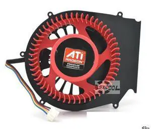 FirstD FD9238M12D 12V 0.7A VGA fan with black bracket 5 mounting-holes, New ATI turbo graphics card fan PWM ball bearing cooler FirstD FD9238M12D 12V 0.7A VGA fan with black bracket 5 mounting-holes, New ATI turbo graphics card fan PWM ball bearing cooler