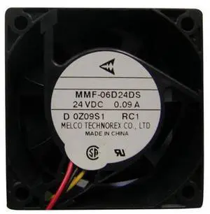 New Mitsubishi MMF-06D24DS-RC1 6025 24V 0.09A Yaskawa inverter fan New Mitsubishi MMF-06D24DS-RC1 6025 24V 0.09A Yaskawa inverter fan