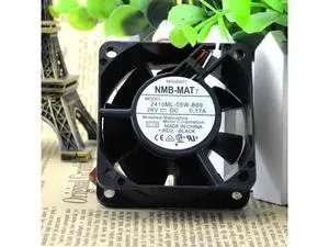Japan NMB 2410ML-05W-B69 / B60 6025 24V 0.17A inverter cooling ball fan Japan NMB 2410ML-05W-B69 / B60 6025 24V 0.17A inverter cooling ball fan