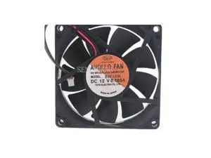 80F4HR DC 12V 0.165A 8015 8CM 80*80*15mm 2 Wires Gale Volume Cooling Fan 80F4HR DC 12V 0.165A 8015 8CM 80*80*15mm 2 Wires Gale Volume Cooling Fan