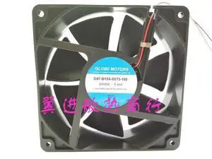 Globe Motors D47-B15A-05T3-100 Server Cooling Fan DC 24V 0.4A 120x120x38mm 2-wire Globe Motors D47-B15A-05T3-100 Server Cooling Fan DC 24V 0.4A 120x120x38mm 2-wire