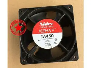 Nidec A28678-10 AC 230V 0.13A 120x120x38mm 2-pin Server Cooling Fan Nidec A28678-10 AC 230V 0.13A 120x120x38mm 2-pin Server Cooling Fan