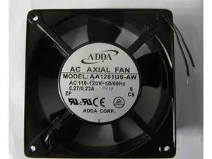 ADDA fan AA1281US-AW 12CM 115V AC fan 12 cm 12038 ADDA fan AA1281US-AW 12CM 115V AC fan 12 cm 12038