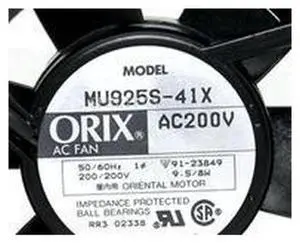 For ORIX MU925S-41X AC 200V 8W 90x90x25mm Cooler Square Fan For ORIX MU925S-41X AC 200V 8W 90x90x25mm Cooler Square Fan